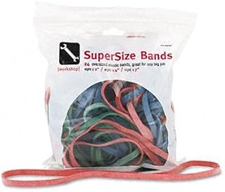 Alliance Rubber Company 08997 Supersize Rubber Bands Assortment 24 Count Bag