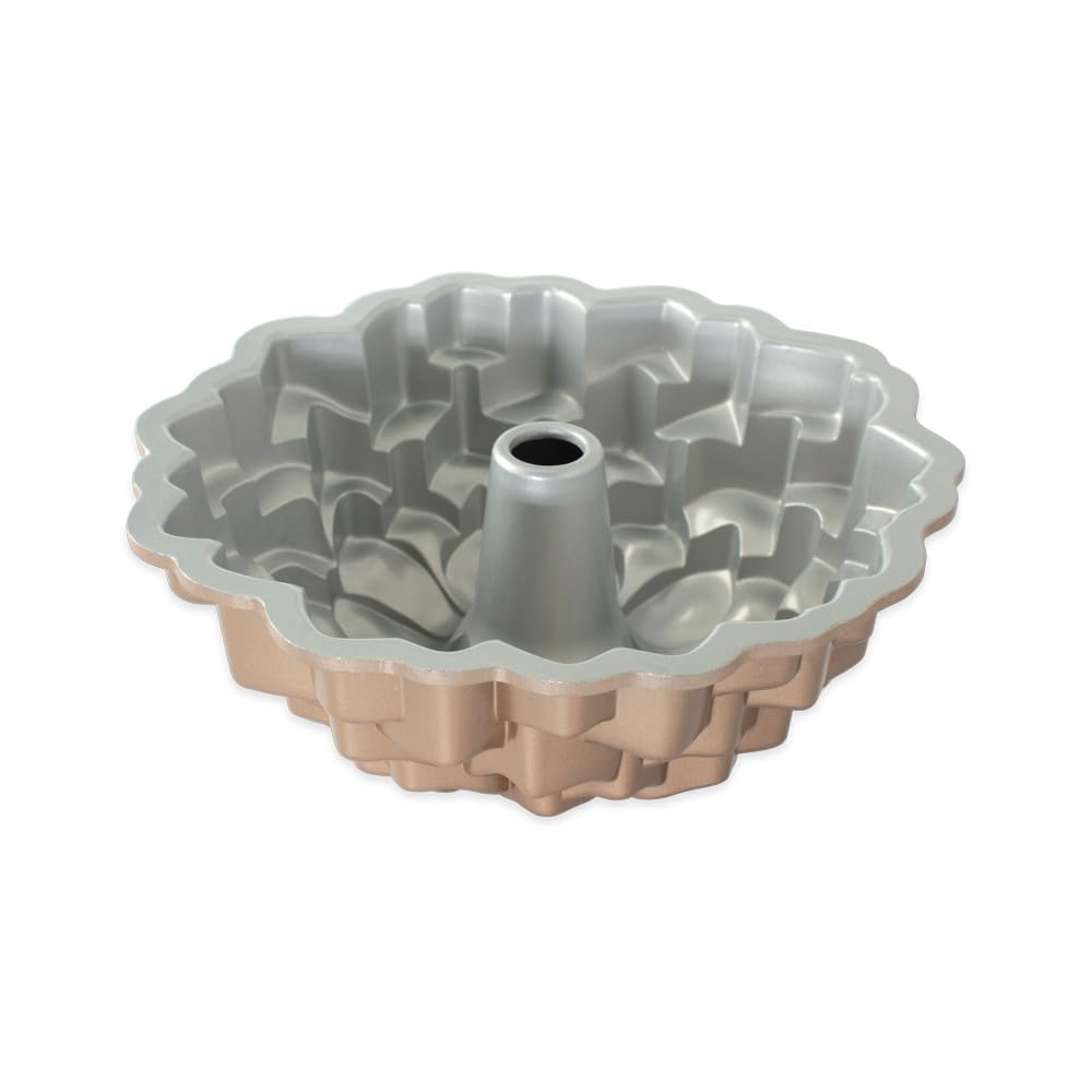 Blossom Bundt Pan by Nordic Ware – 10 cups, Aluminum, Toffee, Model 87537
