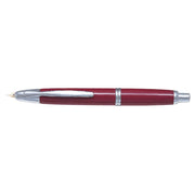 "Capless (special alloy nib) / Deep Red" [nib : Medium] by PILOT – 1 Count (Pack of 1), Body : brass, Deep Red, Model FCN1MRDRM