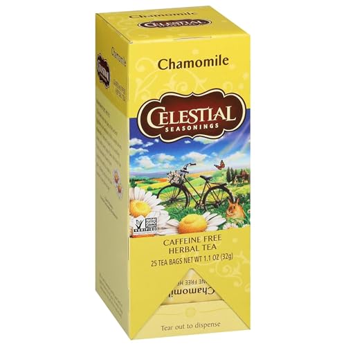Celestial Seasonings Chamomile / 25 Count (Pack of 2) / 1 Black