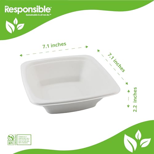 Responsible Products 24 oz (400 Count) / Natural Brown / Casual Bowls