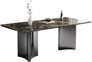 Mesa De Jantar Natural Marble Dining Table Home Rectangular Villa Restaurant Diner Table