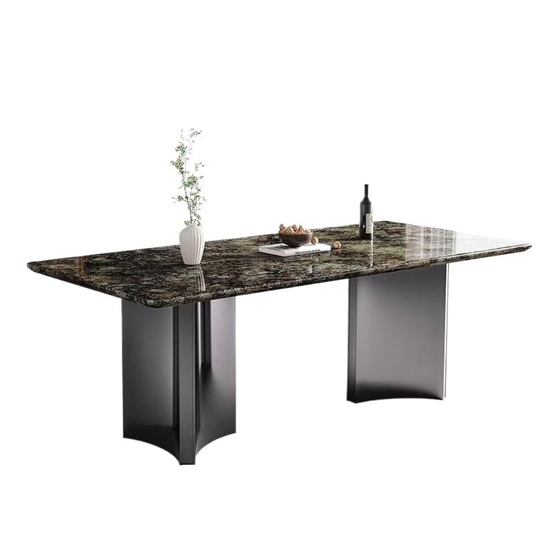 Mesa De Jantar Natural Marble Dining Table Home Rectangular Villa Restaurant Diner Table by JOYNOW – 180*80*75cm, One Color, Model 8524