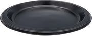 Genuine Joe Round Plastic Black Plates, 9" (Pack of 125)
