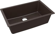 Elkay ELGRU13022MC0 Quartz Classic 29-1/2" x 18-3/4" x 9-1/2", Single Bowl Undermount Sink, Mocha