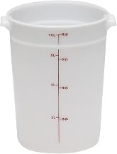 Cambro RFS8148 Round 8 Quart Poly White (Pack of 12)