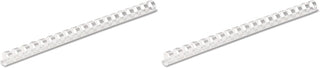 Fellowes Plastic Binding Combs, 90 Sheet Capacity, 1/2 Inch, White, 100 per Pack (Pack of 2)