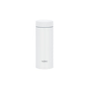 WH Vacuum-Insulated Travel Mug by THERMOS – 11.8 Ounces, 350.0 milliliters, Stainless Steel Plastic Silicone Polyester, White, Model JON-352