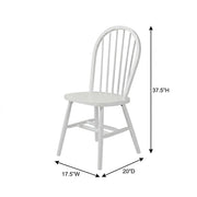 Parawood Windsor Dining Chair with Spindleback by Furnifact – Parawood, White