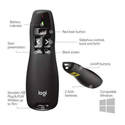 Logitech Red Laser / 5 buttons / Clicker Presentation Remotes