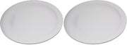 Carlisle 4350002 Dallas Ware Dinner Plate, 10-1/4-Inch, White (Pack of 2)