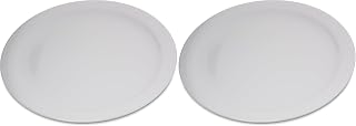 Carlisle 4350002 Dallas Ware Dinner Plate, 10-1/4-Inch, White (Pack of 2)