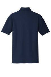 Unisex Core Classic Pique Pocket Polo by Port Authority – X-Large, Cotton, River Blue Navy, Model 1145275