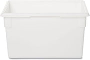 Rubbermaid Commercial Products Food Storage Box/Tote for Restaurant/Kitchen/Cafeteria, 21.5 Gallon, White