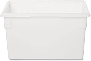 Rubbermaid Commercial Products Food Storage Box/Tote for Restaurant/Kitchen/Cafeteria, 21.5 Gallon, White