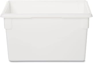 Rubbermaid Commercial Products Food Storage Box/Tote for Restaurant/Kitchen/Cafeteria, 21.5 Gallon, White