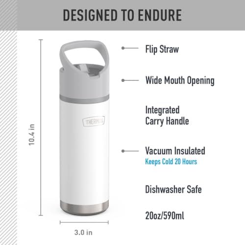 THERMOS 20 Ounces / White / 20.0 fluid_ounces Thermoses