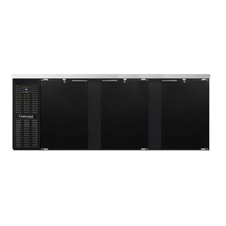 BBC90S Three Section Refrigerated Back Bar Cooler by Continental Refrigerator – 25.0 cubic_feet