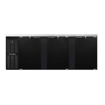 BBC90S Three Section Refrigerated Back Bar Cooler by Continental Refrigerator – 25.0 cubic_feet