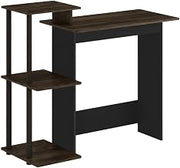 Columbia Walnut/Brown Laptop Desk with Spacious Surface, Sturdy Construction, Ideal for Home Office, Computer Workstation, Durable Design