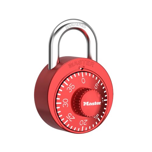 Master Lock Red / 1 Pack / 1 Pack; Red Combination Padlocks