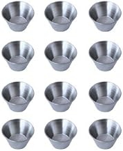 Individual Condiment Stainless Steel Ramekins Sauce Cups 2.5 oz 6 DZ - 72 PCS