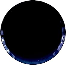 Yanco CAT-1016B Catering Round Plate, 16" Diameter, Melamine, Black Color, Pack of 6