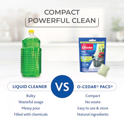 O-Cedar EW + 2 Refills W/Citrus PACS / Red / 1 Mops & Bucket Sets