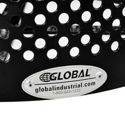 Global Industrial Black / 23.5 inches (Diameter) x 40 inches (Height) / Industrial Trash, Recycling & Compost