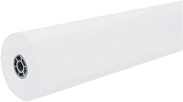 Pacon ArtKraft Duo-Finish Paper Roll, 36" x 1,000' (White, 1 Roll)