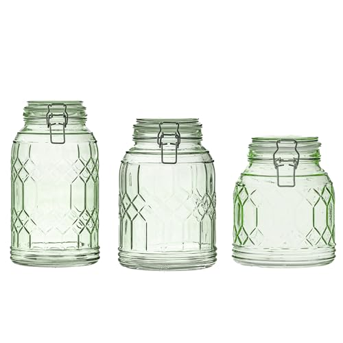 10 Strawberry Street Sage Green / 3 Piece Set / 44.0 fluid_ounces Food Jars & Canisters