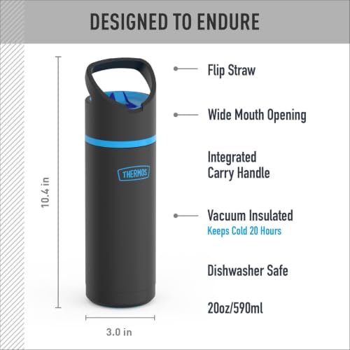 THERMOS 20 Ounces / Black / 20.0 fluid_ounces Thermoses