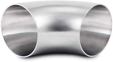 YYWJ Vibrant 3in OD T304 SS 90 Deg Mandrel Bend (3in Centerline Radius)