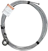 OZ Lifting OZGAL.25-55B 1/4" Galvanized Cable Assembly for-COMPOZITE Davit Crane