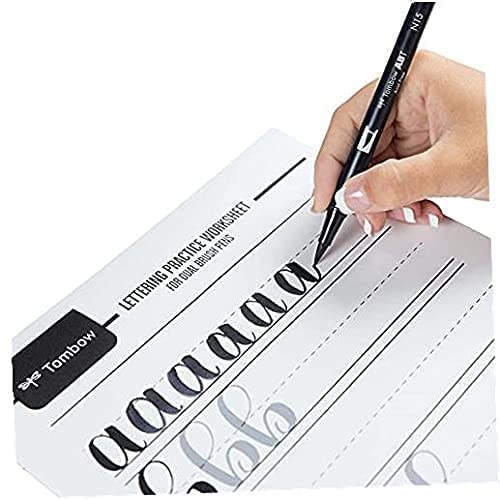 Advanced Lettering Set. Tools to Enhance Hand Lettering by Tombow – 1 Count (Pack of 1), Assorted, Colorless, Model 56191