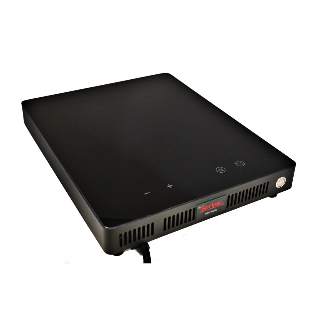 LoPRO Slim-Line Cook & Hold Single Countertop Induction Range by Spring USA – Multicolor, Model SM-1800LP