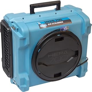 Dri-Eaz HEPA 700 Air Scrubber, Blue, 2 Speeds, 700 CFM, 400 Sq Ft, Commercial Use