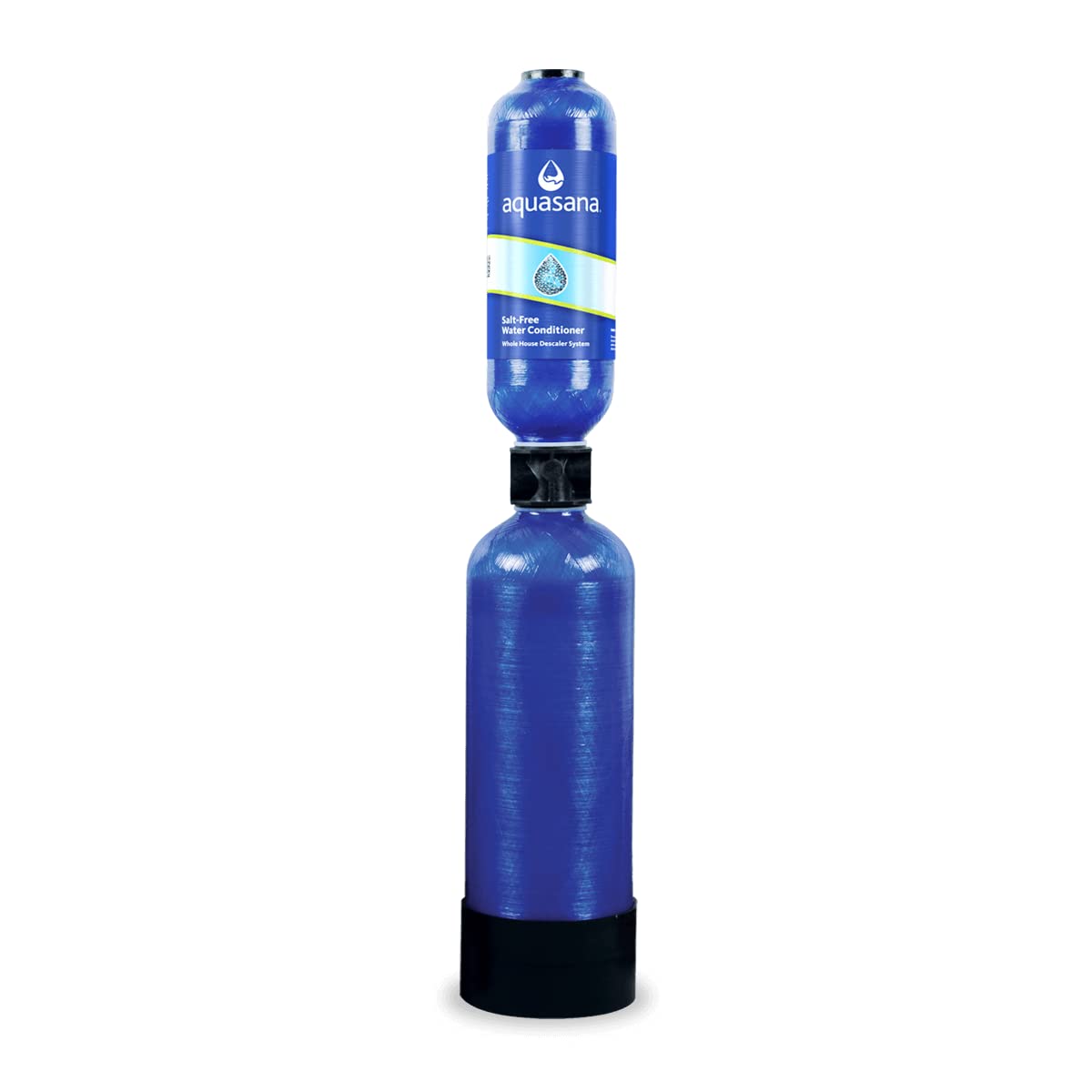 Rhino Salt-Free Conditioner Genuine Replacement Tank by Aquasana – Size 46" Height, 1000000.0 gallons, Fiberglass, Blue, Model WH-SFWC-SR