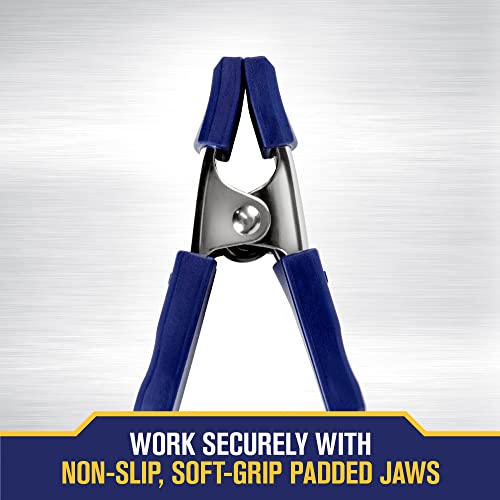 IRWIN 1-Inch (Pack of 2) / Blue / Modern Spring Clamps