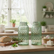 10 Strawberry Street Sage Green / Large, Set of 2 / 91.0 fluid_ounces Food Jars & Canisters