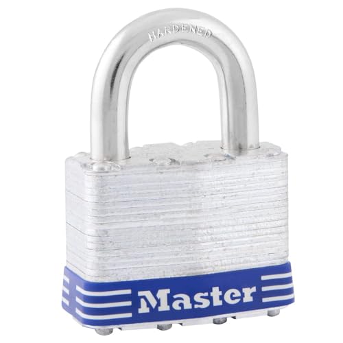 Master Lock Silver / 1 / 1 Pack Keyed Padlocks