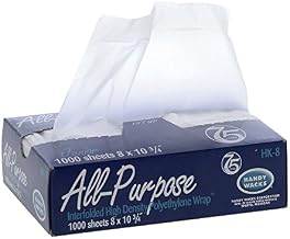 Bakery Pick Up Sheet Medium Translucent Poly - 8"L x 10 3/4"W 1000 Per Case