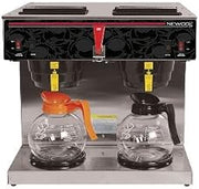 Newco NKD2AF Dual Auto 2 Warmer Coffee Brewer with Faucet