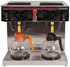 Newco NKD2AF Dual Auto 2 Warmer Coffee Brewer with Faucet