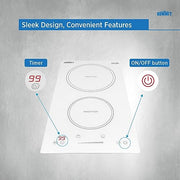 Summit Appliance White / 12 Inch / 1 Countertop Burners