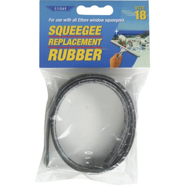 Rubber Refills 12 " Bag by Ettore – 12", Rubber, Black, Pack of 10, Model 20012