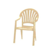 Grosfillex Pacific Fanback Armchair - (4 pack) by GROSFILLEX INC – Resin, Pack of 4, Model US092066