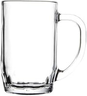 Libbey 19 1/2 oz Glass Thumbprint Stein