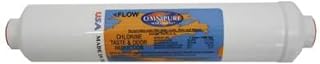 Omnipure (K2521-KK) 10"x2" Inline K-Series 10 Micron Carbon Block 3/8" FQC