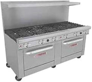 Southbend 4725DD-3TR 72" Ultimate Restaurant Gas Range w/ 3 Star-Saute Burners, 2 Pyromax Burners, 36" Right Thermostatic Griddle & (2) Standard Ovens